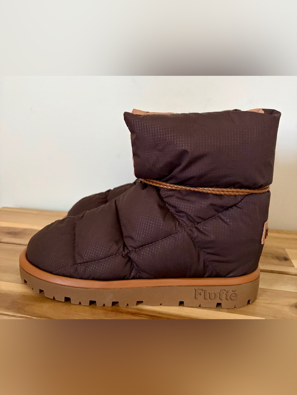 Flufié Classic Dark Brown Down Boot